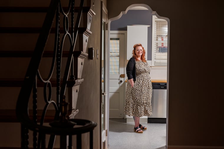 Teresa Nutter at her new South Philadelphia home.