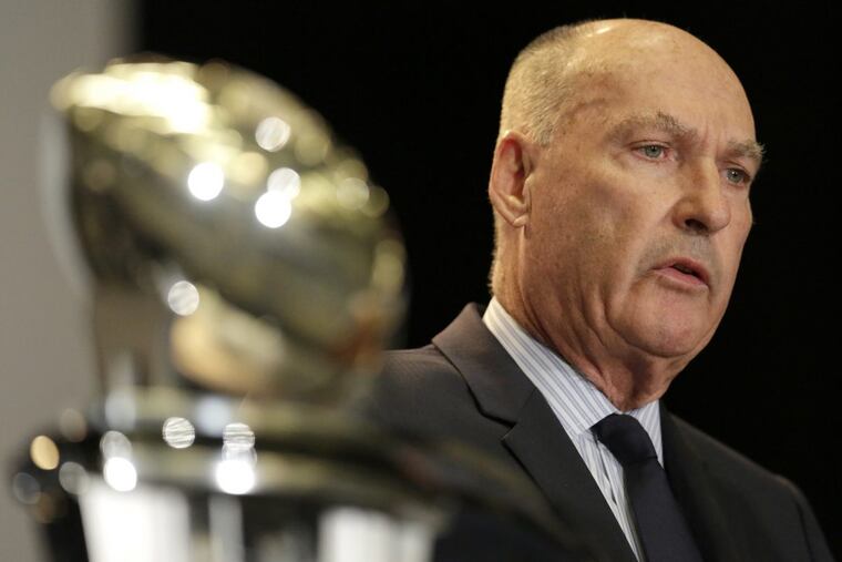 Big Ten commissioner Jim Delany speaks at the opening day of Big Ten media days in Chicago.