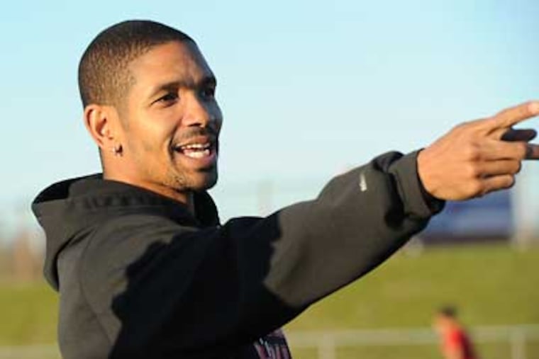 Pennsauken's Clinton Tabb was named the Brooks-Irvine Memorial Football Club's Coach of the Year. (Sharon Gekoski-Kimmel/Staff Photographer)