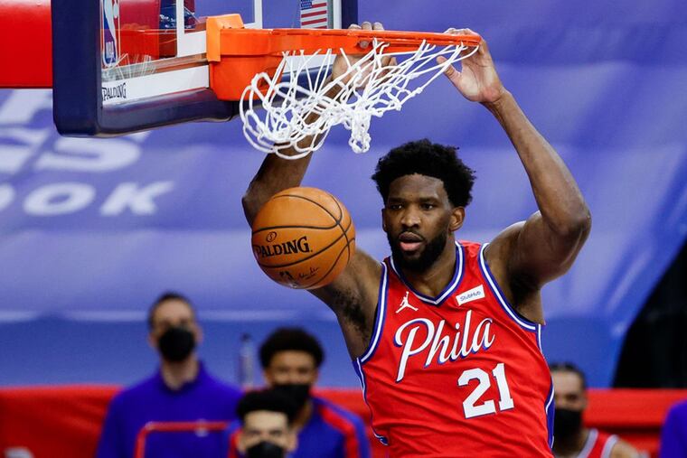 Joel Embiid and the Sixers are in the midst of four very winnable road games.
