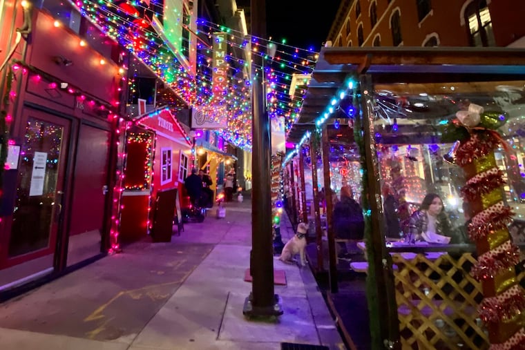 The 2020 look of Tinsel, 116 S. 12th St., includes streetery seating.