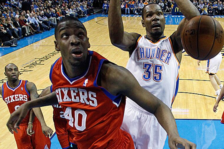 76ers forward Jarvis Varnado. (Sue Ogrocki/AP)