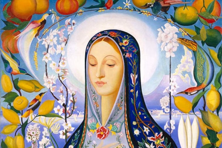 Joseph Stella's "The Virgin," oil on canvas, 1926, is in "American Moderns." It is in the Brooklyn Museum's collection.