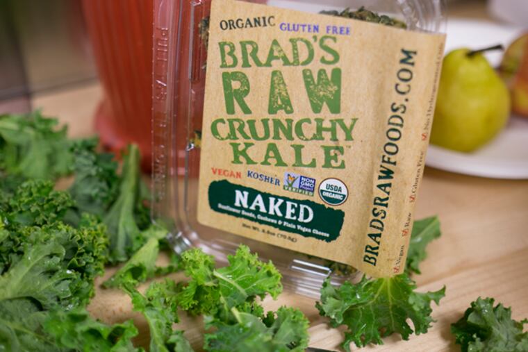A small Bucks County business started by Brad Gruno specializes in dehydrated snacks such as Crunchy Kale, Sprouted Seeds and much more. (ED HILLE/Staff Photographer)