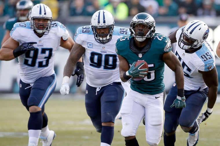 LeSean McCoy ran for six 1,000-yard seasons in the last decade. Four of them were with the Eagles, including the 2013 campaign, where his 1,607 yards led the league.