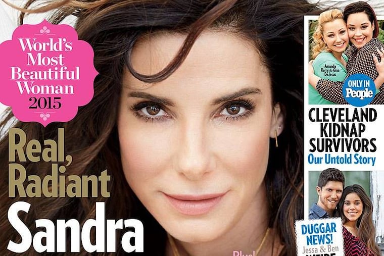 Sandra Bullock is the most beautiful woman in the world, at least for 2015, proclaims People.