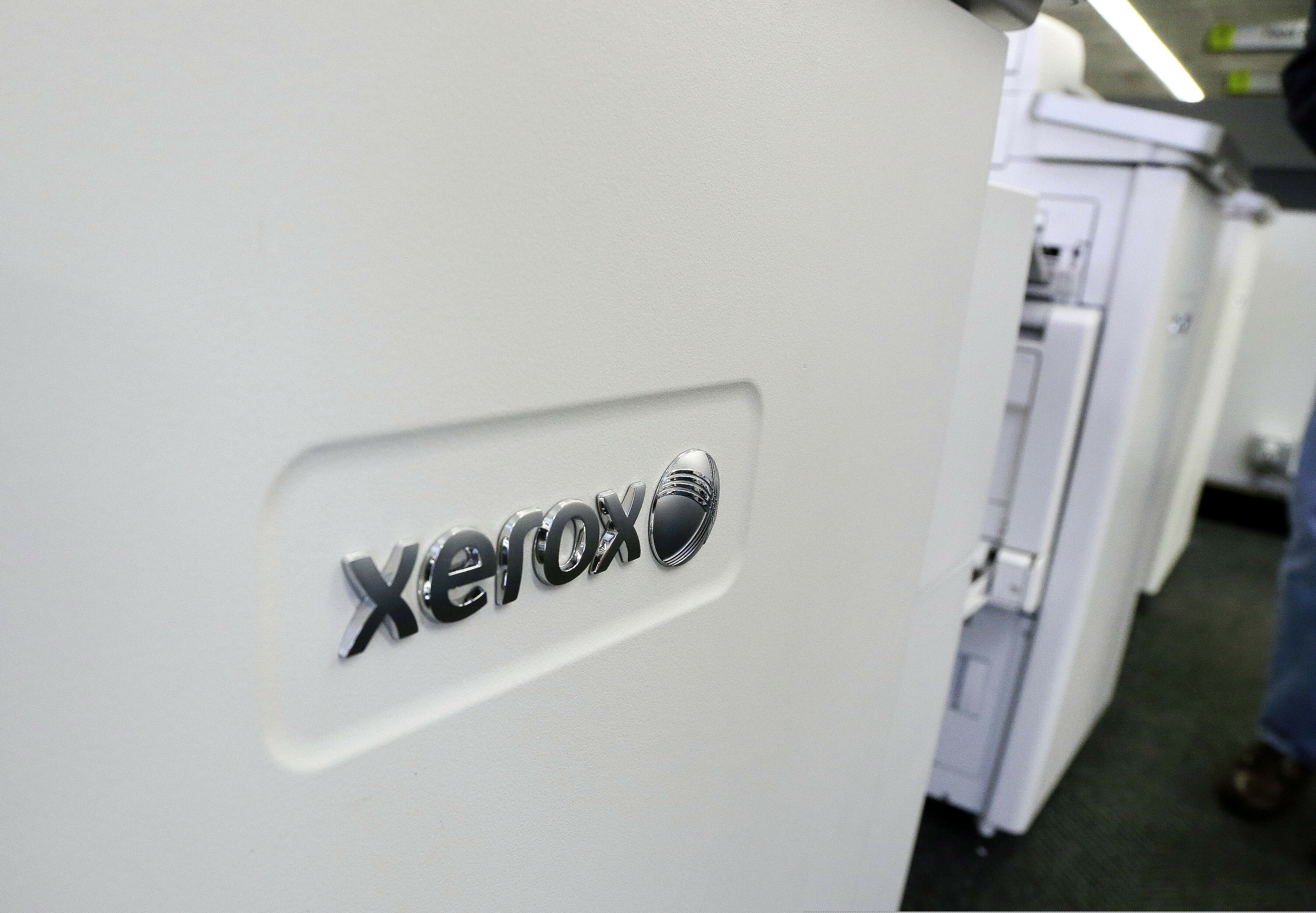Xerox copiers at a store, in North Andover, Mass.