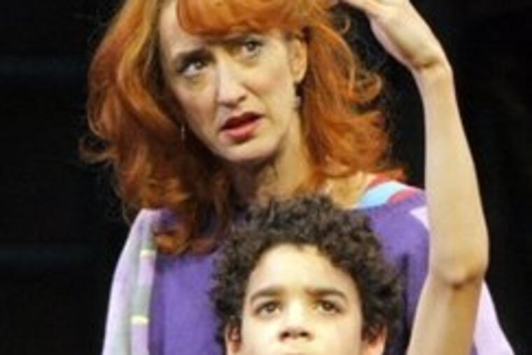 David Alvarez, Haydn Gwynne as Billy and his teacher. The tale unfolds against an '84 miners' strike in Britain.