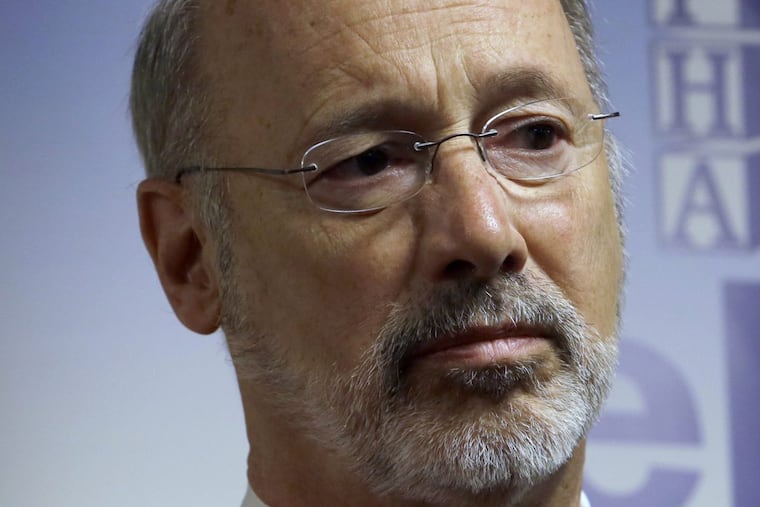 Pennsylvania Gov. Tom Wolf on a May 2018 visit to Philadelphia.