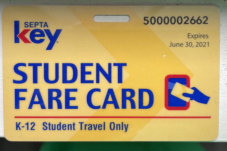 Philadelphia students who receive free SEPTA transportation will use new touchless Student Fare Cards, not weekly passes, when school begins in August.