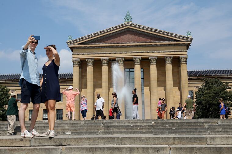 The Philadelphia Museum of Art..