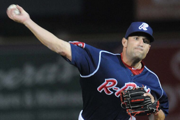 Jordan Ellis is in Reading after dominating in Clearwater. (Ralph Trout / Reading Phillies)