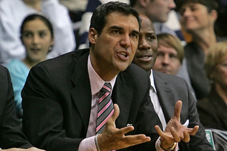 Jay Wright and Villanova defeated Boston University, 82-66. (Michael Bryant / Staff Photographer)