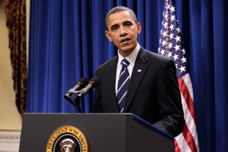 President Obama's plan is meeting resistance from fellow Democrats. (J. Scott Applewhite / AP)