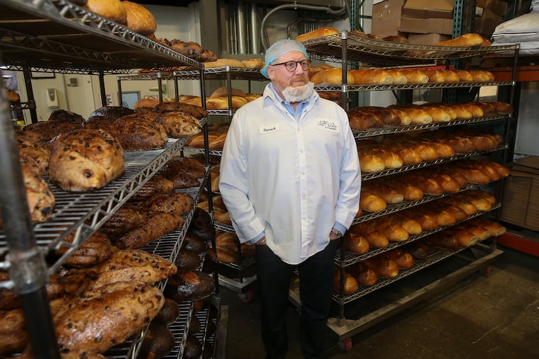 Le Bus Artisan Breads and Pastries chief operating officer Patrick McMahon in the company's King of Prussia bakery, Tuesday March 10, 2020.