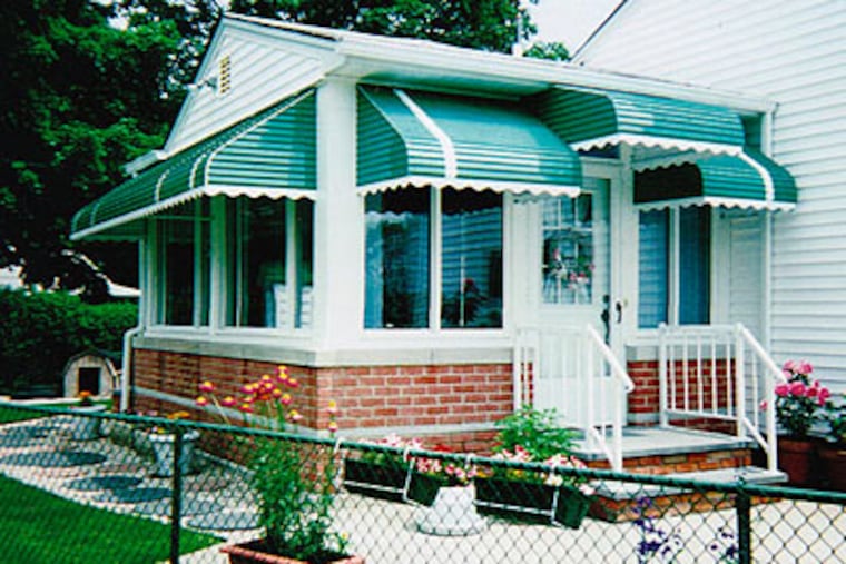 Proper sizing of awnings is important both for blocking the summer sun and for allowing the winter sun to shine through the windows for passive solar heating.