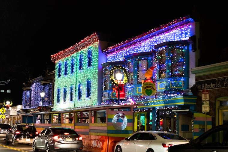 Walk down Main Street to see dazzling displays by Manayunk businesses.