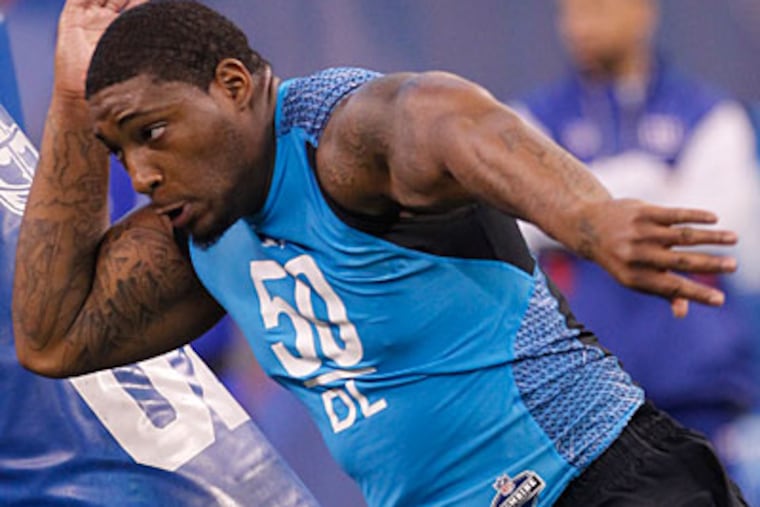 Penn State defensive tackle Devon Still is one of the top prospects this year. (Dave Martin/AP file photo)