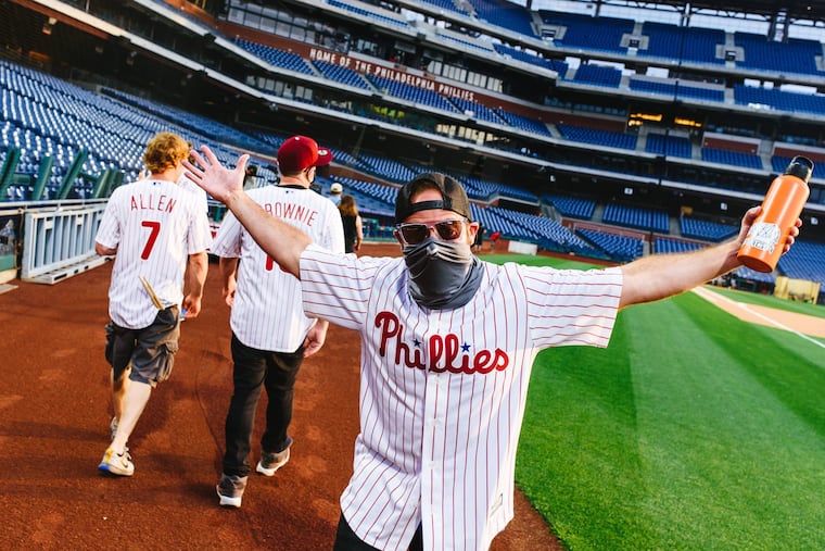 Philadelphia band the Disco Biscuits played a lievstreamed concert Tuesday night at an empty Citizens Bank Park to benefit Black Lives Matter.