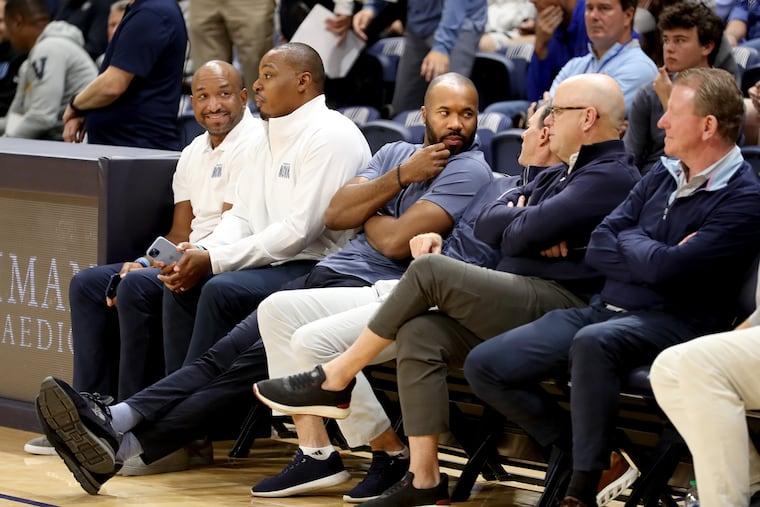 Ashley Howard (far left) and Randy Foye (next to him) are the co-executive directors of Villanova's NIL collective, "Friends of Nova."