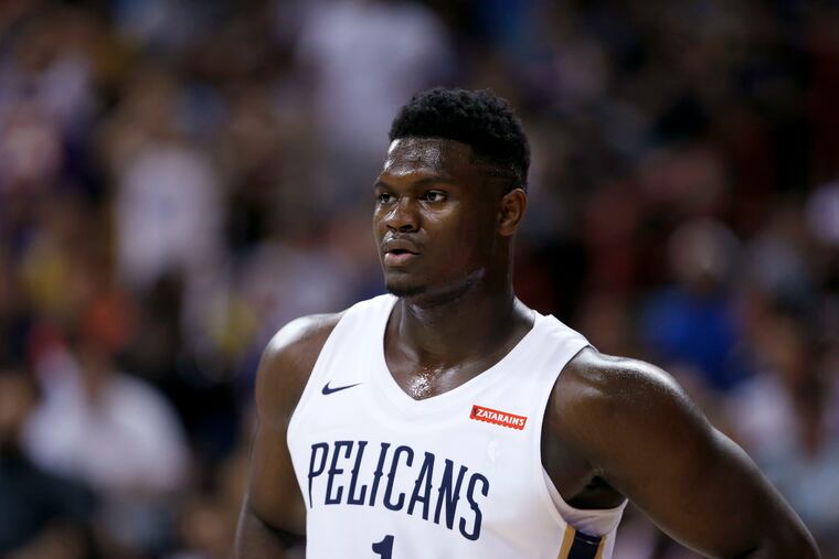 No. 1 overall draft pick Zion Williamson will visit Philly when the Pelicans are in town in December.