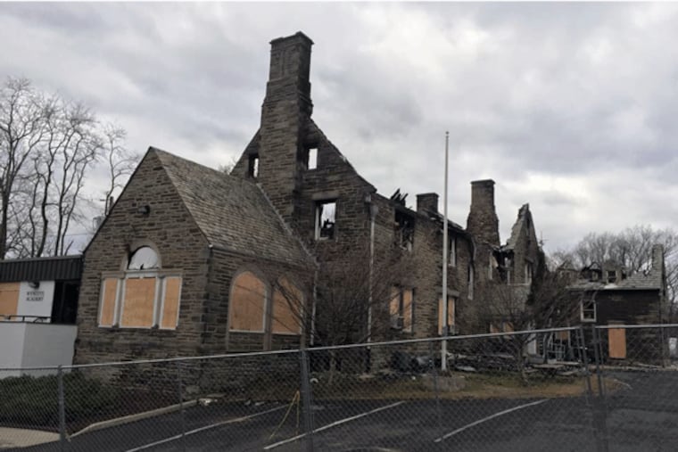 Wyncote Academy classes will resume Wednesday at Gratz College after a fire ripped through the historic Cheltenham building Saturday.