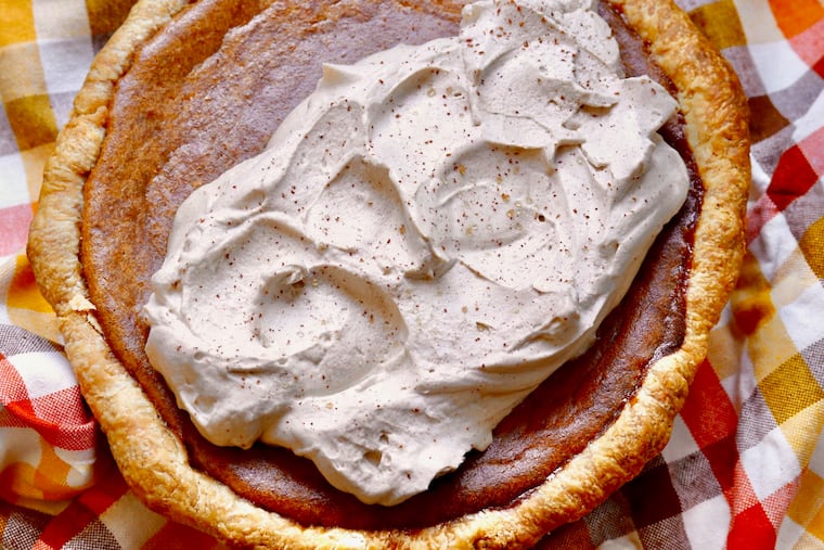 Second Daughter's pumpkin tart comes with a healthy dollop of maple-brown sugar whipped cream.
