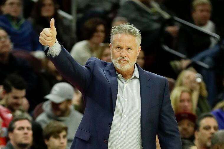 Brett Brown isn't panicking about small slumps.