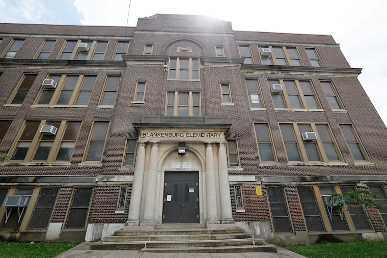 Blankenburg Elementary School in West Philadelphia has been designated for closure under a plan presented by the Philadelphia School District.
