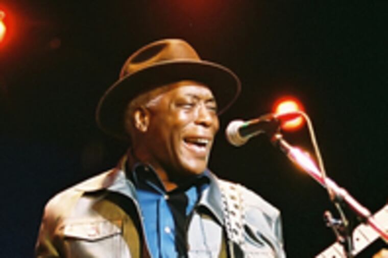 The Experience Hendrix Tour , coming to the Tower, includes Buddy Guy, left, and Kenny Wayne Shepherd.