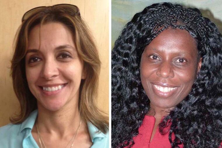 Sherry Kumar (left) and Lorraine Corlet.