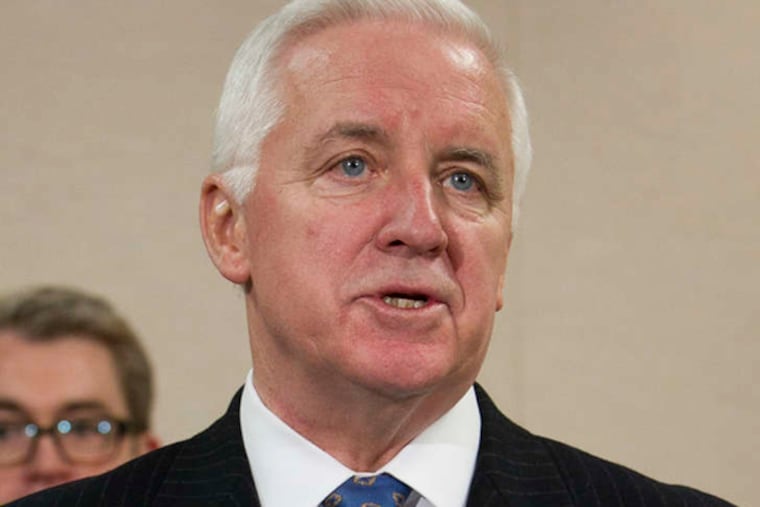 Gov. Tom Corbett says the state will provide millions of dollars for the cash-strapped Philadelphia schools to allow them to open on time. (ALEJANDRO A. ALVAREZ / STAFF PHOTOGRAPHER/FILE)