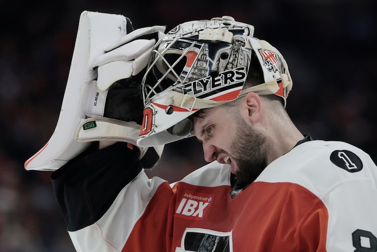 Dan Vladař is getting a chance to be a No. 1 goalie this season with the Flyers.