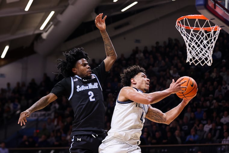 Guard Tyler Perkins scored 18 points and added five rebounds in Villanova's win over Seton Hall.