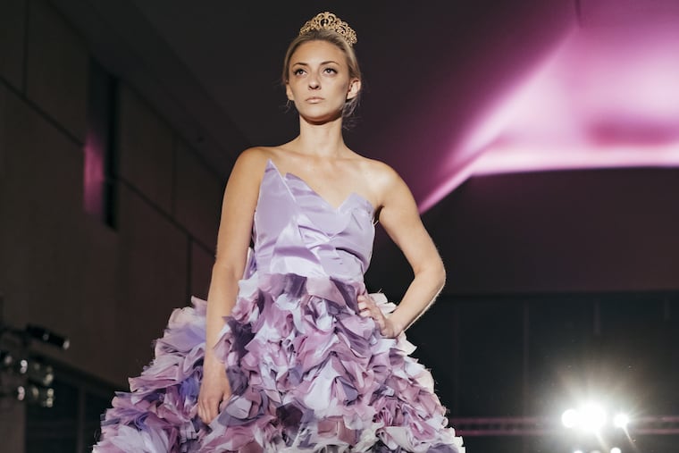 Senior Mariah Fisher’s collection won the Liz Collins Critic Collection Award