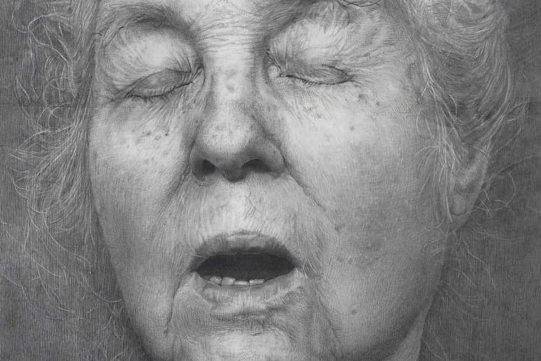 Mark Stockton’s “Neel (after Robert Mapplethorpe)” (2017).