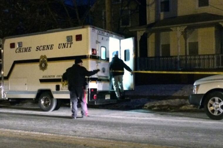 The Crime Scene Unit on Saturday, Jan. 31, after a man and a woman were found dead inside their Burlington County home Saturday morning.