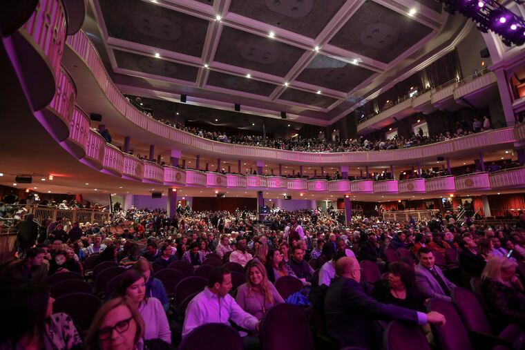 Audience gathered for the John Legend concert at the Met in December.