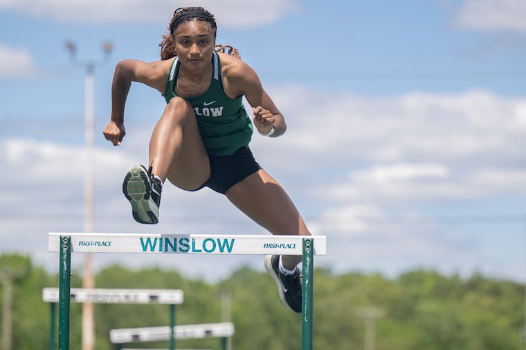 Winslow Township High School sophomore Jasmine Jackson recently won a state championship in the 100-meter hurdles and earned an invite to the Brooks PR Invitational.