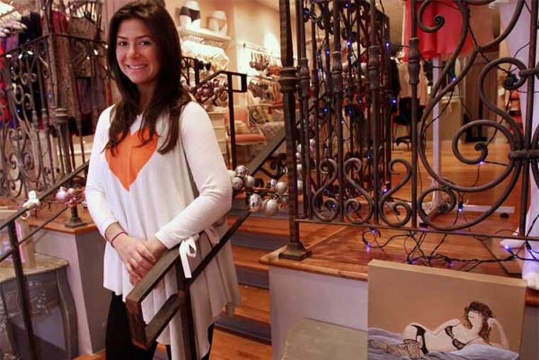 Jennifer Rosen of Hope Chest says her products are handmade. (Alejandro A. Alvarez / Staff Photographer)