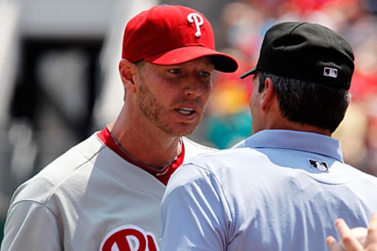 Roy Halladay has called Chase Utley "the Derek Jeter of the National League." (Gene J. Puskar/AP)