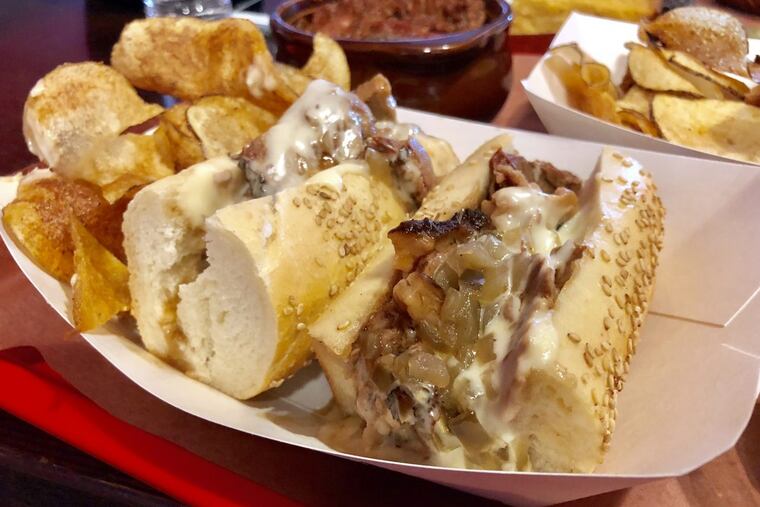 Are cheesesteaks, this one from Mike’s BBQ in South Philly, comparable to Boston’s lobster roll?