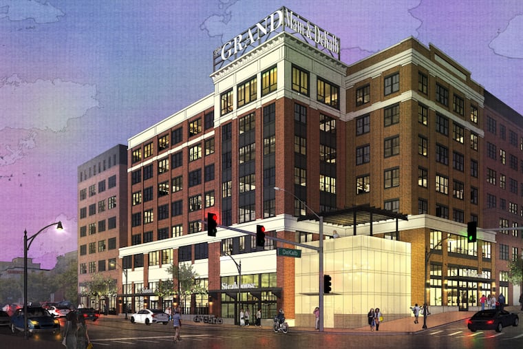 A rendering of MM Partners' proposed 116-unit apartment building for 69 E. Main St. in Norristown.