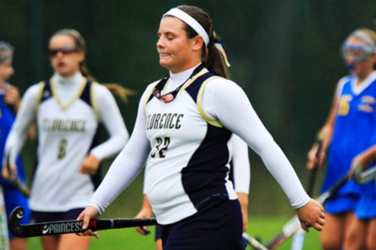 Florence's loss to Maple Shade carried an extra sting for Lexi Smith. (David M Warren/Staff Photographer)