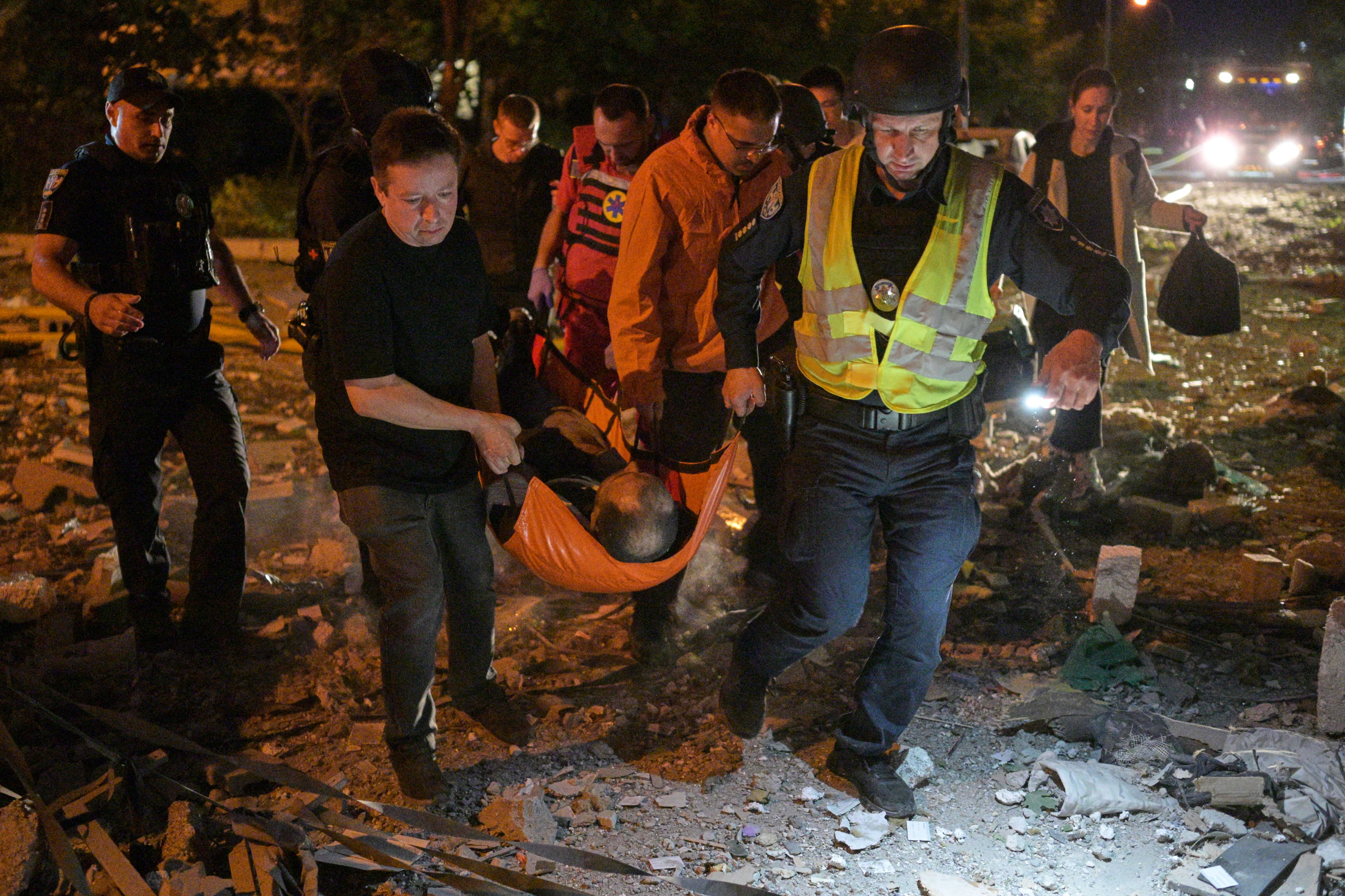 Russia's missile and drone attacks on Ukraine kill at least 21