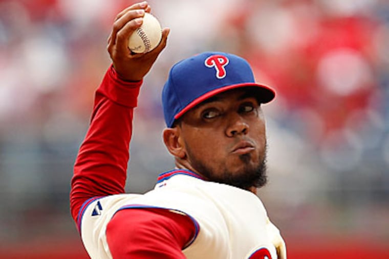 "I need a rest right now," Phillies reliever Antonio Bastardo said. "My arm's not hurt. It's just tired." (Ron Cortes/Staff file photo)