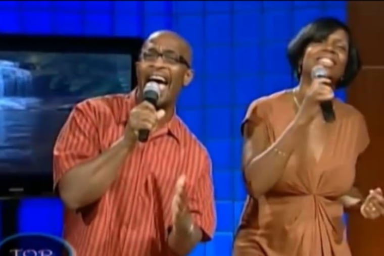 Scene from their YouTube video: Gerard Breland, who sings and records gospel music with his wife, Tonya, has been confirmed as a state Superior Court judge, after being nominated by Gov. Christie. For 25 years, he has been a criminal prosecutor in Hudson County, but on the side he sells his gospel CDs and iTunes downloads. She is a former elementary school principal who now does educational consulting. Gerard also directs the choir at a small non-denominational church that meets at a Moorestown school.