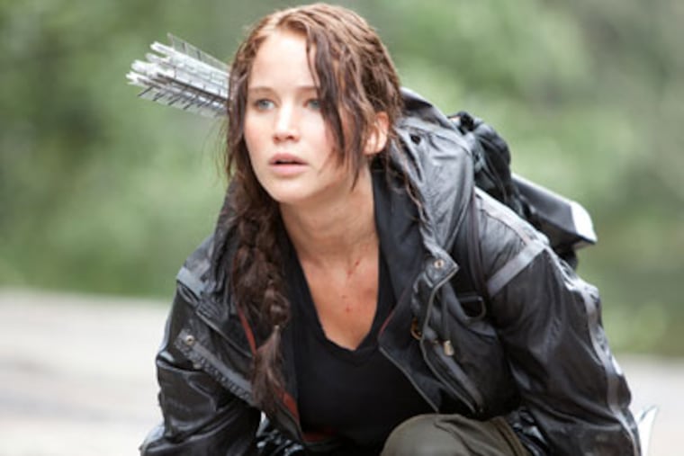 Jennifer Lawrence stars in "Hunger Games."