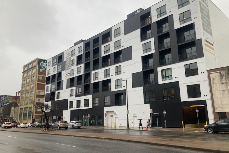 Volumetric Building Cos. constructed this apartment building at 1314 Spring Garden Ave. in Philadelphia.