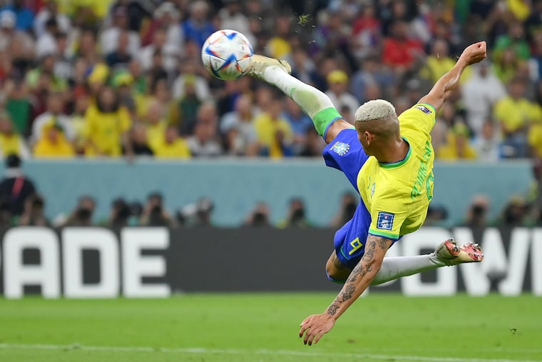 Richarlison's bicycle kick goal for Brazil against Serbia was a headline moment at the World Cup.